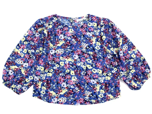 Name It nouvean navy bluse blomster